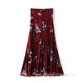 Cotton Crepe Overskirt Women's Long Skirt Over Skirt